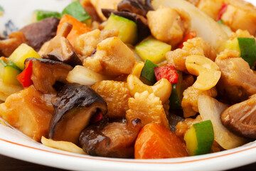 鶏肉とカシューナッツ炒め