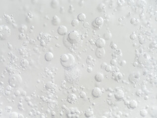 Fototapeta premium Frozen water at home. Ice texture. White. Close-up.