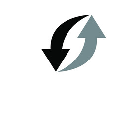 arrow simple illustration vector clip art flat