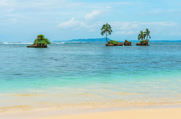 Islands in Boca del Toro, perfect view for relaxation and a zen like feeling, Panama.