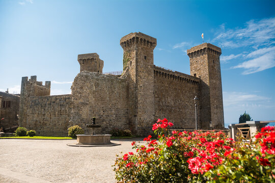 Monaldeschi fortress of cervara, in Bolsena, Lazio, Italy