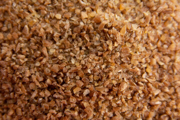 Wheat for Kibbeh preparation. Kibe is a family of dishes based on spiced ground grain, popular in Middle Eastern cuisine.