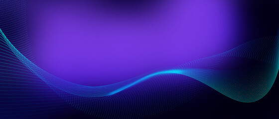 purple Dynamic Wave