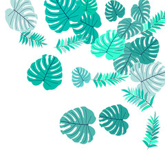 Trendy vector tropical pattern, great design for any purposes.