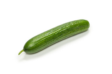 Cucumber isolated on white background.