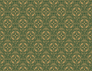 Ethnic geometric seamless pattern. Antique Byzantine style.