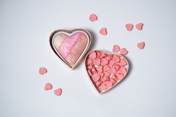 Obraz premium Valentines hearts concept