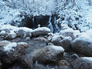 river in the mountains