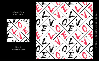 Valentine's Day seamless pattern, Pattern Background, Abstract Seamless Pattern Background, Valentines Day Digital Paper, Love seamless pattern, Heart Digital Paper.