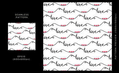 Valentine's Day seamless pattern, Pattern Background, Abstract Seamless Pattern Background, Valentines Day Digital Paper, Love seamless pattern, Heart Digital Paper.