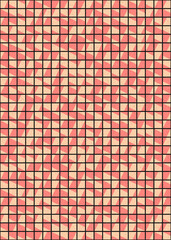 Abstract Geometric Pattern generative computational art illustration