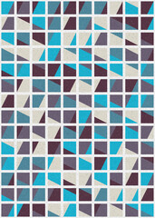 Abstract Geometric Pattern generative computational art illustration
