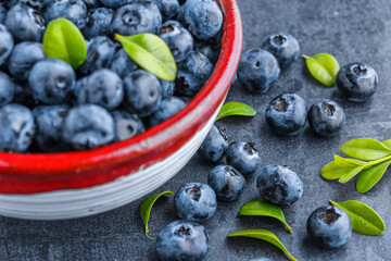 Fresh blueberry background. Blueberry Texture Close Blueberry Antioxidant Organic Superpeed Bowl Concept Healthy Nutrition