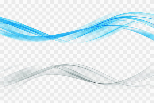 Abstract Swoosh Smooth Border Line Background. Vector Illustration
