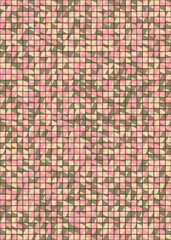 Abstract Geometric Pattern generative computational art illustration