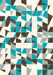 Abstract Geometric Pattern generative computational art illustration