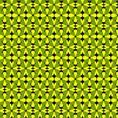 green and yellow predominance background with seamless pattern for a floral style design