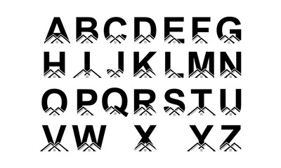 Logo designs in vectors for construction, home, real estate, buildings, properties. Awesome trendy professional logo design template.