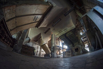 Fototapeta premium Abandoned Boiler Room