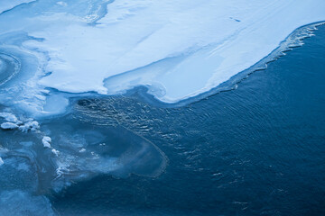 ボウ川の海氷