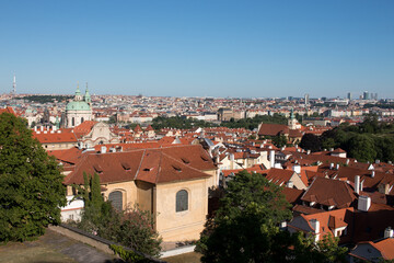 Fototapeta na wymiar Panorama Pragi