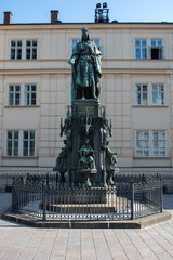 pomnik Karola IV - obrazy, fototapety, plakaty