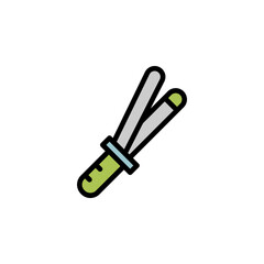 mothers day hair curler outline icon. Element of mothers day illustration icon. Signs and symbols can be used for web, logo, mobile app, UI, UX