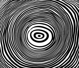 Spiral, background. Hypnotic, dynamic vortex Object on white background. Square background