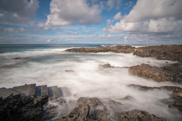 Roquillo beach in San Cristobal de la Laguna Tenerife Canary islands Spain