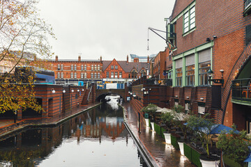 Naklejka premium Although Birmingham in England has existed settlement for over thousand years, today's city is overwhelmingly product of 18th, 19th, and 20th centuries, with little surviving from its early history