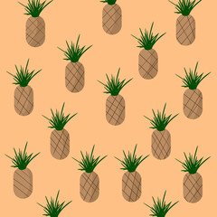 seamless background with trees