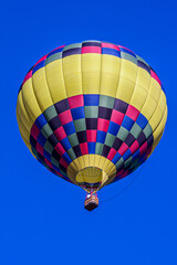 Hot Air Balloon in a Blue Sky