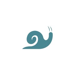 Fototapeta na wymiar Snail logo icon design illustration vector