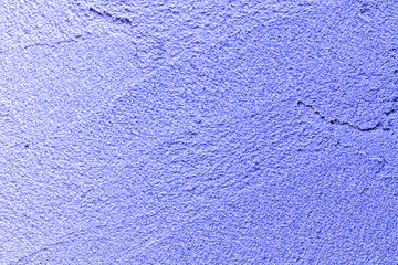 Abstract Wide Angle light blue stucco Background. Wall building Close up. Rough Surface plaster Texture With Copy Space for design.
