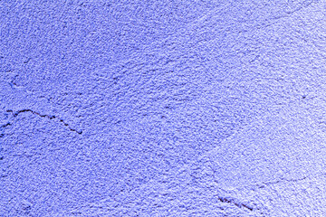 Abstract Wide Angle light blue stucco Background. Wall building Close up. Rough Surface plaster Texture With Copy Space for design.