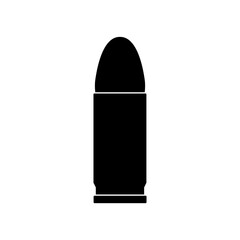 9mm Bullet icon, vector illustration