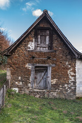 Vigeois (Corrèze, France) - Cabane pittoresque