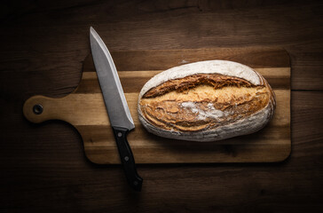 Homemade Crusty Bread oven baked