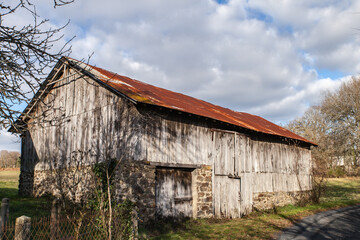 Obraz premium Vigeois (Corrèze, France) - Grange pittoresque