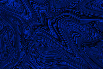 Fototapeta premium Blue liquid marble texture background vector