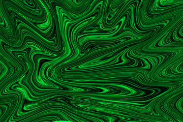 Green liquid marble texture vector background