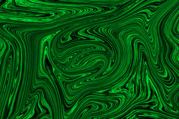 Green liquid marble texture vector background