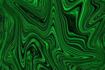Green liquid marble texture vector background
