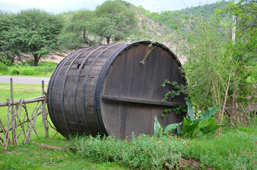 Obraz premium old wine barrel