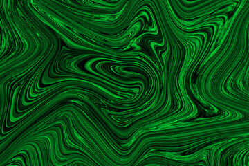 Green liquid marble texture vector background