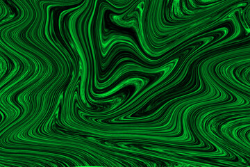 Green liquid marble texture vector background