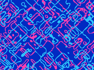 Abstract geometric pattern for decoration and design