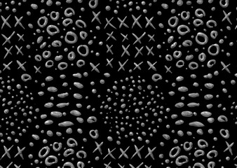 oil painted geometric pattern