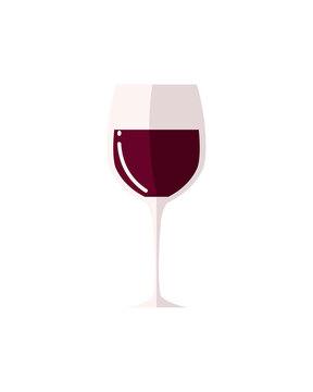 wine glass drink beverage alcohol icon isolated