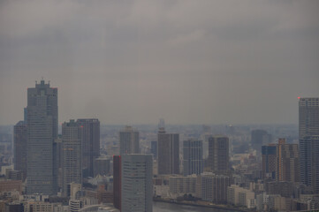 Fototapeta na wymiar 東京都港区浜松町から見た東京の景色